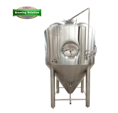 China 1000L Hotels Stainless Steel Fermenter Jacketed Commercial Conical Fermentation Tank for sale