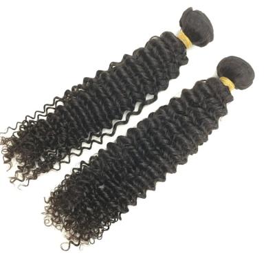 China Hot Sale Deep Wave Straightening Natural Wave/Deep Wave Weft Extensions Natural Black Hair Heathy Curly/Loose Ends for sale