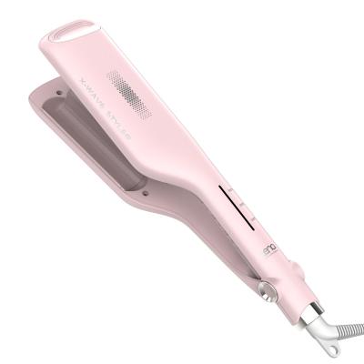 China YES Lena 25mm Professional Hair Iron Curling Ionic Tourmaline Barrel Water Wave Ceramic Hair Curlers for sale