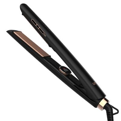 China Lena Private Label Hair Tools Outdoor Electric Negative Ion Hair Straightener 2 in 1 Hair Flat Irons Wholesale for sale