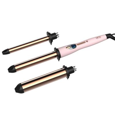 China Curling Hair Lena 6 in 1 Set Custom Styling Iron Wand Wave Hair Curlers Private Label Interchangeable Curling Iron for sale