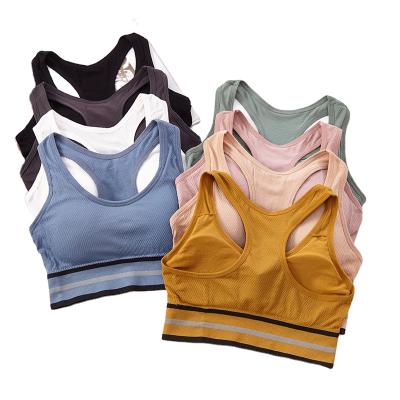 China New viable women's rear wireless tube wrap chest wrap underwear yoga beauty sports beauty back vest and runner fitness top vest for sale