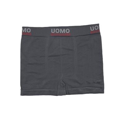 China Wholesale Custom Size And Logo Seamless Polyester Boxer Briefs Cheap Mens Underwear for sale