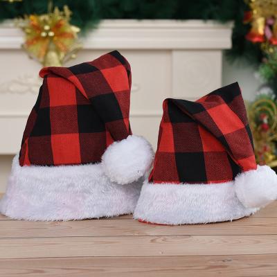 China Christmas Factory Cheap Christmas Santa Decoration Designed Red Velvet Novelty Hat Baby Christmas Hats for sale