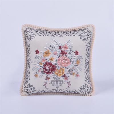 China European Luxury High-grade Jacquard Jacquard Pillow Sofa Cushion Square Pillowcase Lumbar Cushion Cover for sale