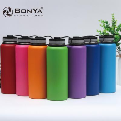 China PORTABLE custom hydraulic insulated double wall vacuum flask stainless steel sport water bottle 18oz 32oz 20oz for sale