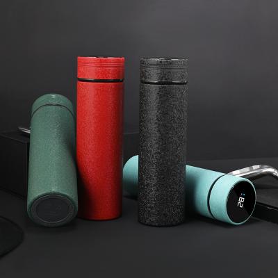 China PORTABLE Stainless Steel Smart Water Bottle With Temperature Display Vacuum Flask Travel Tumbler for sale