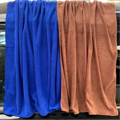 China 260g Polyester Fiber Car Towel 60*160 Viable Wash Station Cleaning Strong Absorbent Towel Car Wash Universal Cleaning Towel for sale