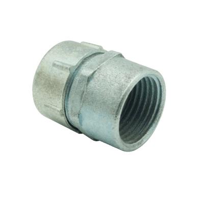 China Zinc Alloy Watertight Conduit Metal Fitting, Straight Type, Female Threaded for sale