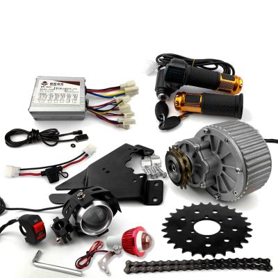 China L-faster Electric Disc Brake 24V 36V 450W Bike Brush Motor MY1018 Kit For Disc Brake Bike for sale