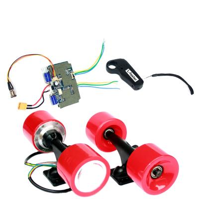 China Cheap Electric Four Wheeler Small Wheel 75mm Skateboard Hub Motor Kit for sale