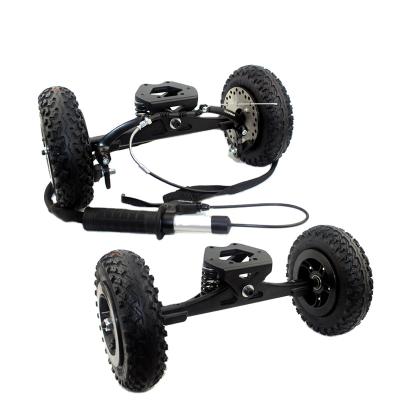 China Mountain Skateboard Mountain Skateboard Wheel Truck with Disc Brake and Brake Handle for sale