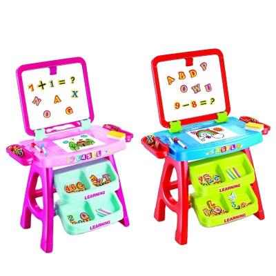 China 2in1 Multifunctional Children Plastic Writing Board With Magnetic Bracket Toys Double Board for sale