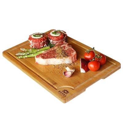 China Customized BAMBOO Kitchen Large Eco Friendly Bamboo Chopping Cutting Board for sale