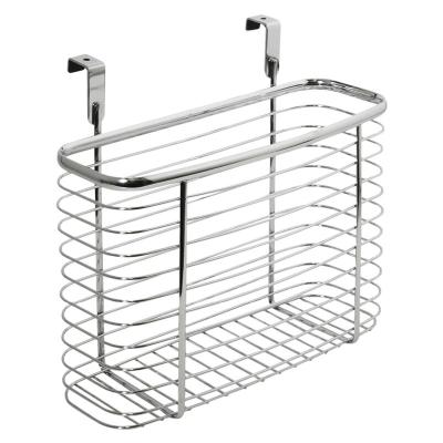 China Stocked store over wire kitchen storage basket for trash bags Kitchen Holder Organizer for sale