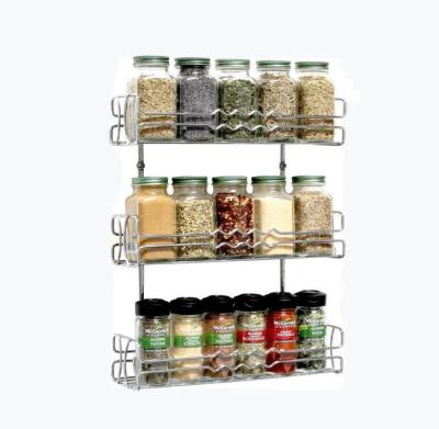 China Factory direct viable wall ware metal mountable spice rack for sale