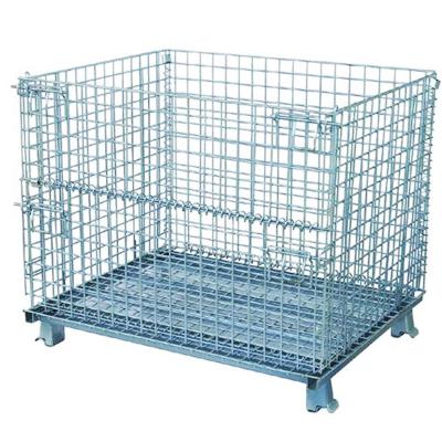 China Warehouse Cylinder Wine Bottle Wire Storage Cage with Wheels for Warehouse for sale