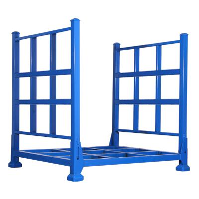 China Heavy Duty Metal Corrosion Protection Pile Stretching Product Stackable Warehouse Pallet Rack For Space Saving for sale