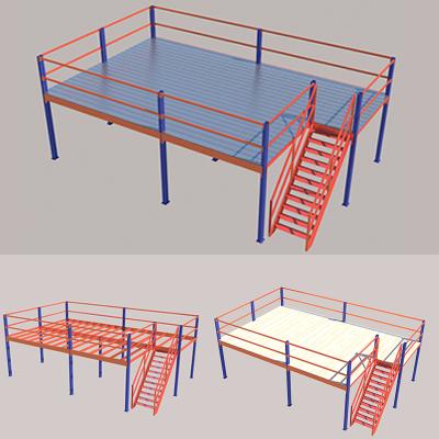 China Heavy Duty Warehouse Storage Racking Mezzanine Flooring With Plywood Mezzanine Floor Rack for sale