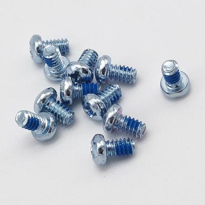 China Binding High Quality Custom #6-32 Galvanized Steel Nylok Binding Screw Head Machine Screws for sale