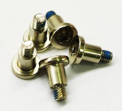 China Round Custom Brass Fastener Screw Nut Bolt Screw Joint Non-Standard CNC Milling Parts for sale