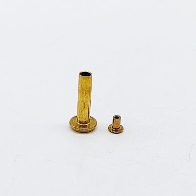 China Brass Precision Instruments Custom Rivets Manufacturer , Competitive Price Semi Tubular Rivets for sale