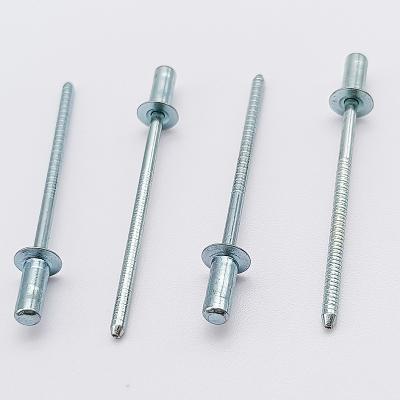 China Automobiles 3.2*8mm Steel Narrow End Blind Rivet Manufacturer for sale