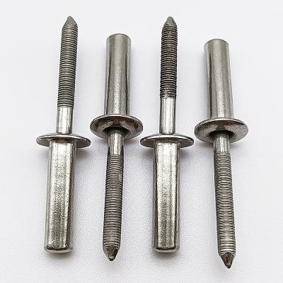 China Automobiles 6.4*25mm 304/316 Stainless Steel Narrow End Blind Rivet Dome Head Manufacturer for sale