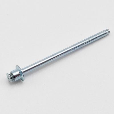 China JXT Steel 3.2mm Pull-Thru Double Rivet Head Flat Head Steel Rivet Countersunk Cavity Type (PT) for sale