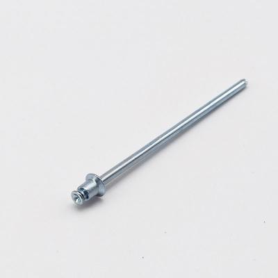 China Factory Custom Galvanized Steel Hollow Rivet Flat Head Steel Rivet With Diameter 2.4mm for sale