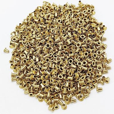 China Custom Size Bass Rivets Tubular PCB Double Sided PCB Nails Copper Hollow Rivet for sale