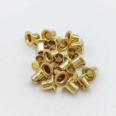 China Custom brass rivets and pcb eyelets for pcb, competitive price tubular copper eyelet rivets manufacturer for sale