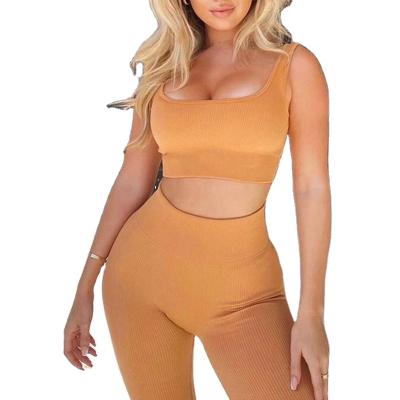 China Two Piece Breathable Women Set 2021 New Casual Sports Wear Sweatsuit Two Piece Short Set 2 Piece Set Women Clothing for sale