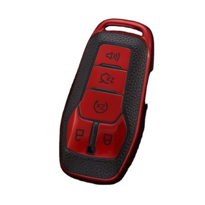 China TPU Car Remote Key Cover Protective TPU Holder Leather Case Box Accessories Keychain Shell Bag for Mondeo Edge Explorer Mustang for sale