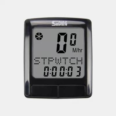 China Multi Function LCD Display Waterproof Wireless Speedometer Odometer Cycling Bike Bicycle Computer 49*40*19mm for sale