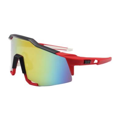 China Anti UV400 2021 new sports bike polarized sunglasses outdoor sports sunglasses good quality for sale