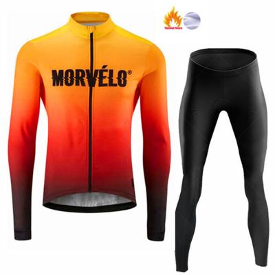 China New Design Custom Mens Womens Breathable Fleece With 9D Protection Cycling Sports Suit Cycling Apparel For Road Bike for sale