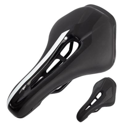 China Soft Comfortable Cushion PU Leather Waterproof Mountain Bike Bicycle Seat For Outdoor MTB Riding for sale