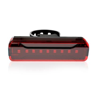 China Plastic Rechargeable Powerful Obvious Bicycle Tail Light USB Rear Safety Light USB Safety Flash for sale