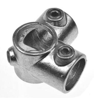 China Three Way Hand Railing Through 116 Pipe Flange Fittings Quick Joints DIY Fittings for sale