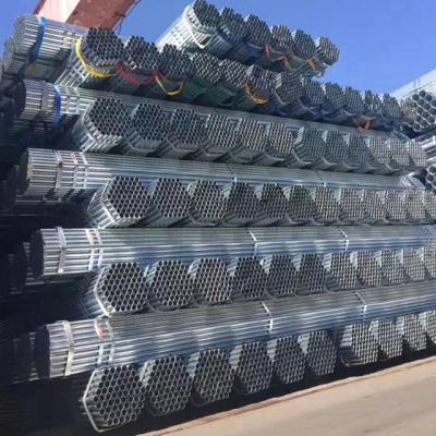 China Structural Pipe European Standard BS EN 10255 Hot Dipped Galvanized Steel Pipe for sale