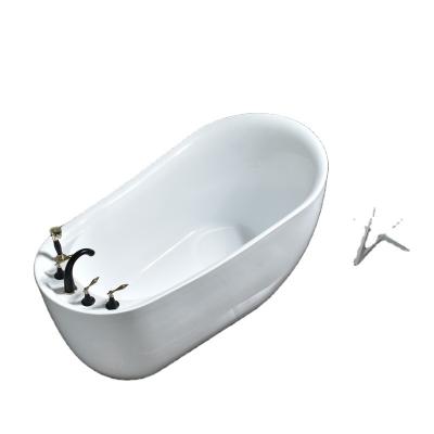 China Designer White Free Standing Freestanding Bath 1700 X 800 Mm Modern Bathroom Bathtub 1500*800*740mm for sale