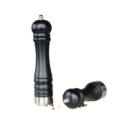 China Sustainable Home Kitchen Tool Wooden Salt And Pepper Mill Shaker Pepper Grinder for sale