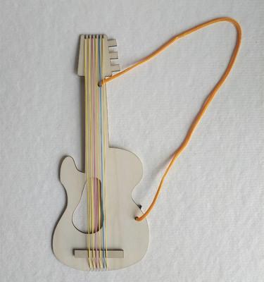 China Diy Guitar Kit For Guitar Paint White Wooden Toys 6cm for sale