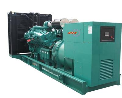 China Dreiphasendieselgenerator 1250Kva mit Cummins- Engine und Marathon-Generator zu verkaufen