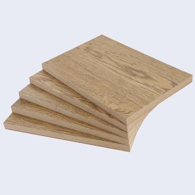 China 9mm 18mm 2100x900 mm Melamine Moisture Proof Sheet Boards MDF Veneered Fiberboard for sale