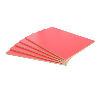 China 3mm Cherry Color Melamine Moisture Proof MDF Board for sale