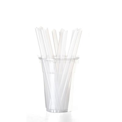 China Transparent plastic straws straw 230 210 190 mm length boba straw for sale