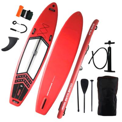 China 2022 hot sale unisex OEM SUP wooden design surfing inflatable stand up paddle standup paddle board for sale