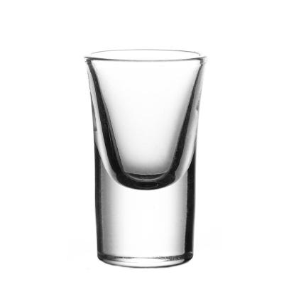 China Hot Selling Bulk Shot Glass Cups Clear Round Shot Glass Whiskey Shot Glasses Small Shot Glass Cups For Vodka Whiskey Tequila for sale